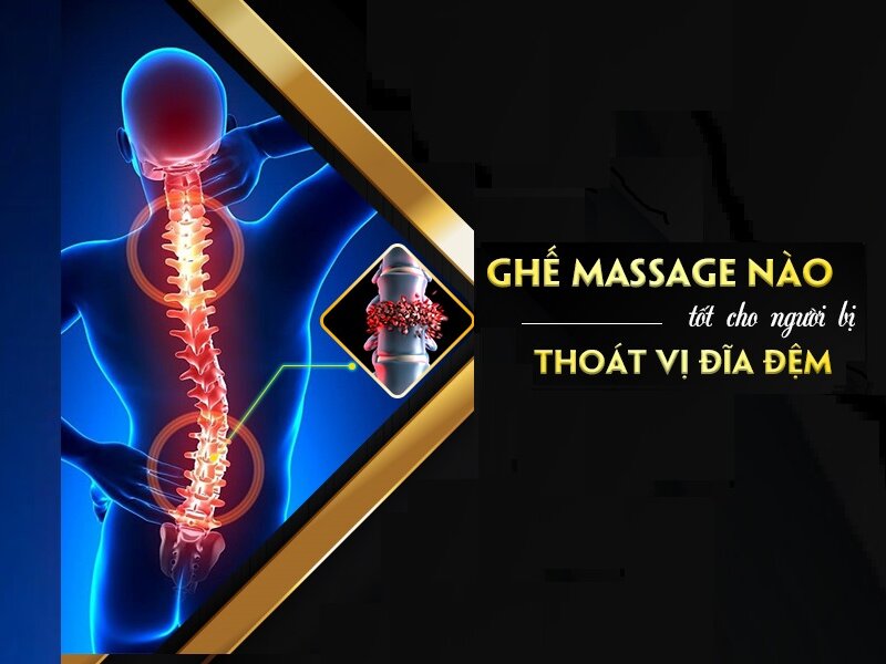 Máy mát xa cho người thoát vị đĩa đệm cột sống